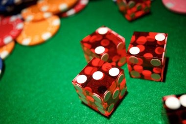 Live casino table with multiple game options